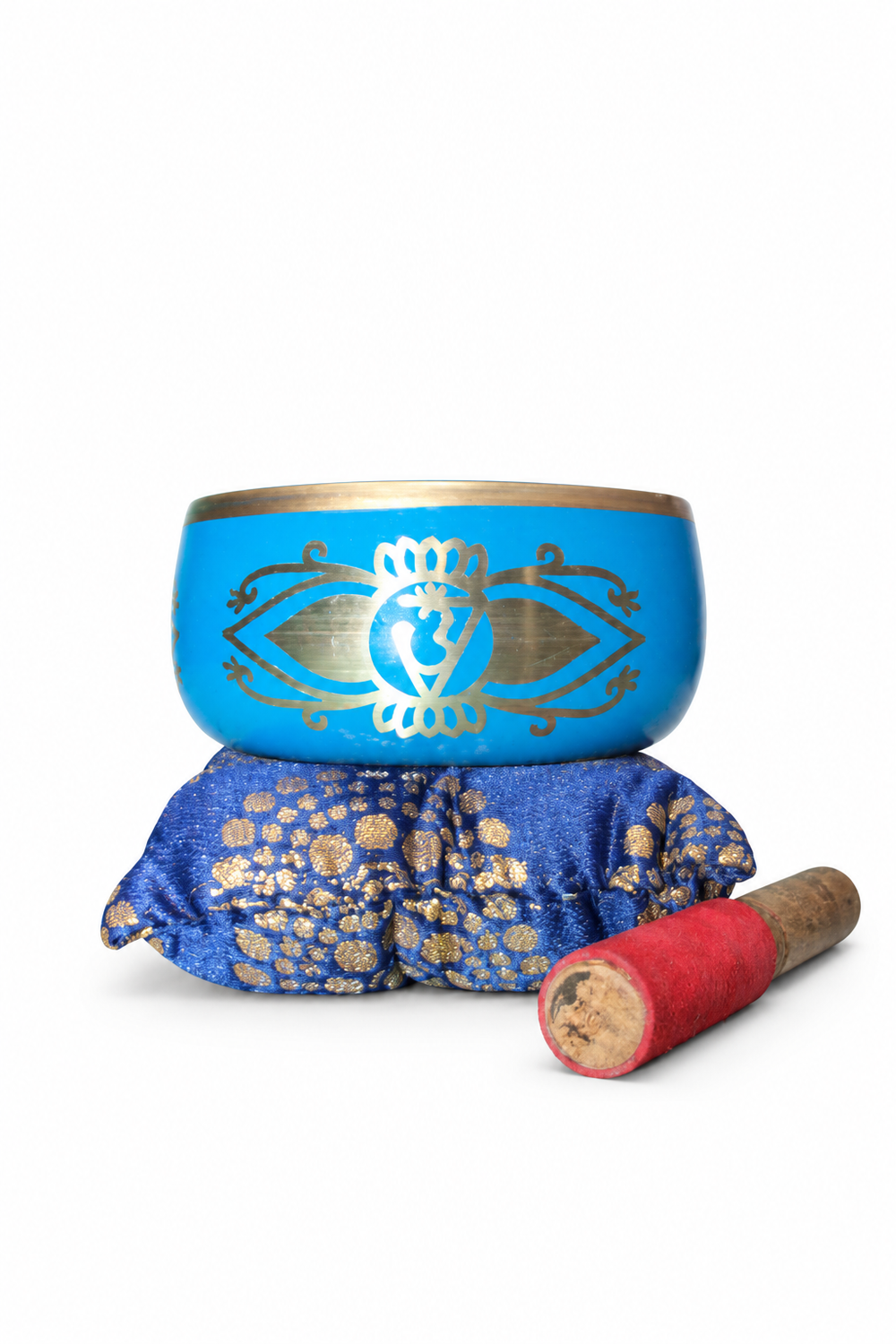 Blue Embossed Singing Bowl - 01-main