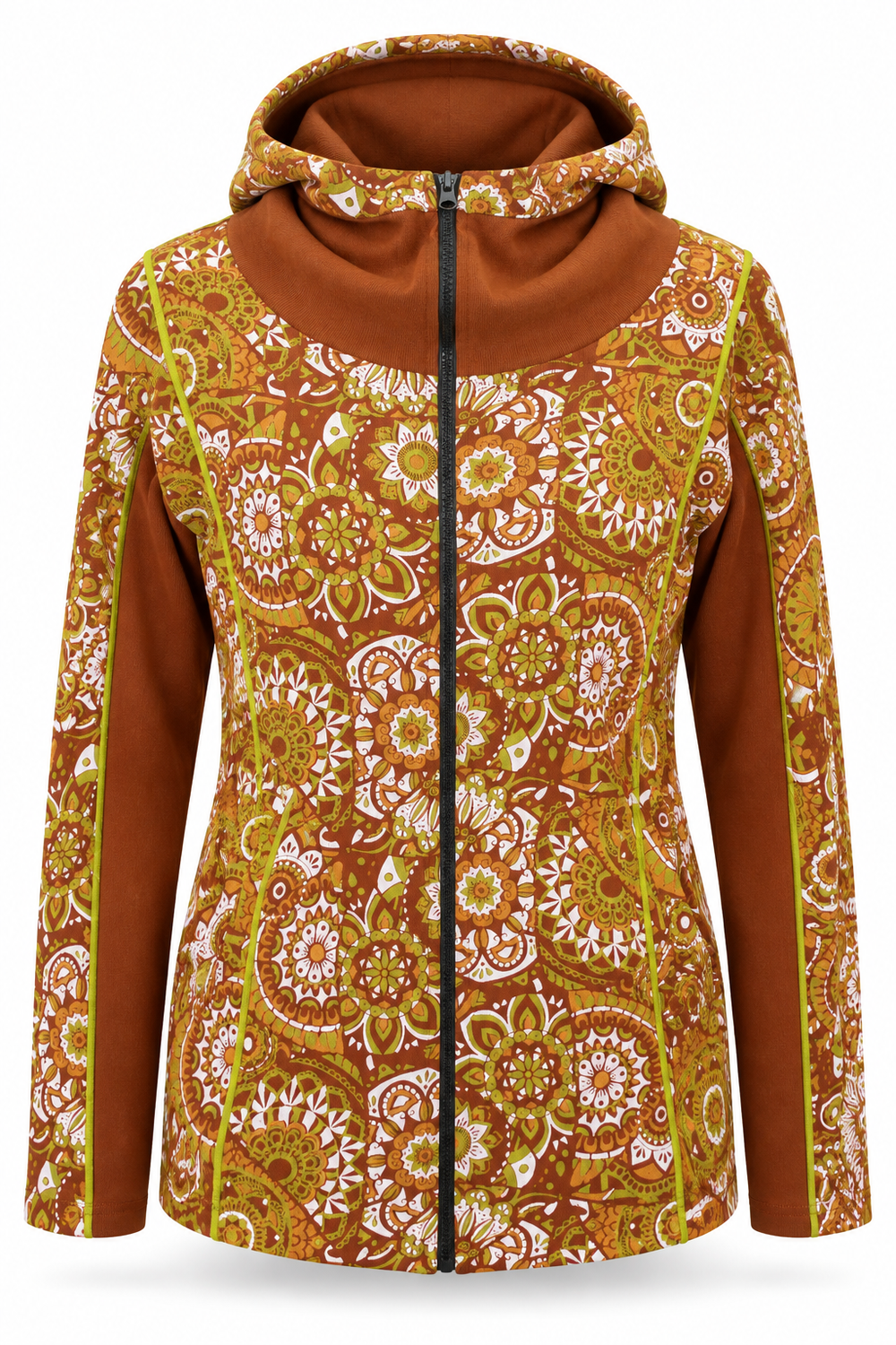 Jacket - Brown Paisley Pattern