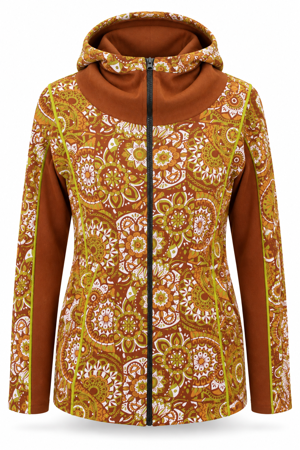 Jacket - Brown Paisley Pattern