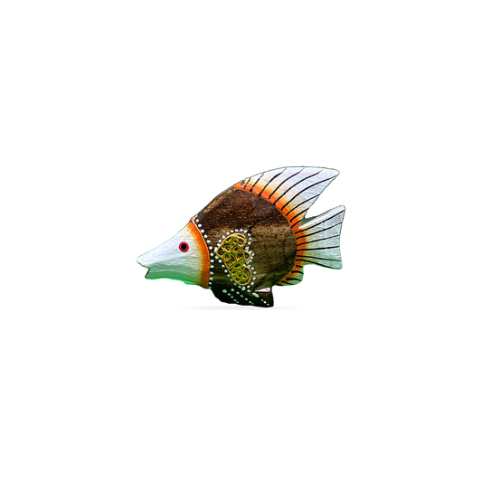 Hand-Painted Wooden Fish - Small - 1
