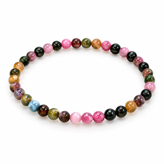 Colourful Tourmaline Fine Bead Bracelet — tabletop hero