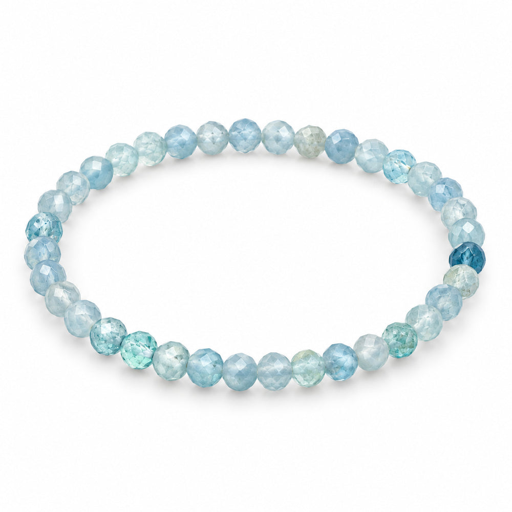 Aquamarine Bead Bracelet — tabletop hero