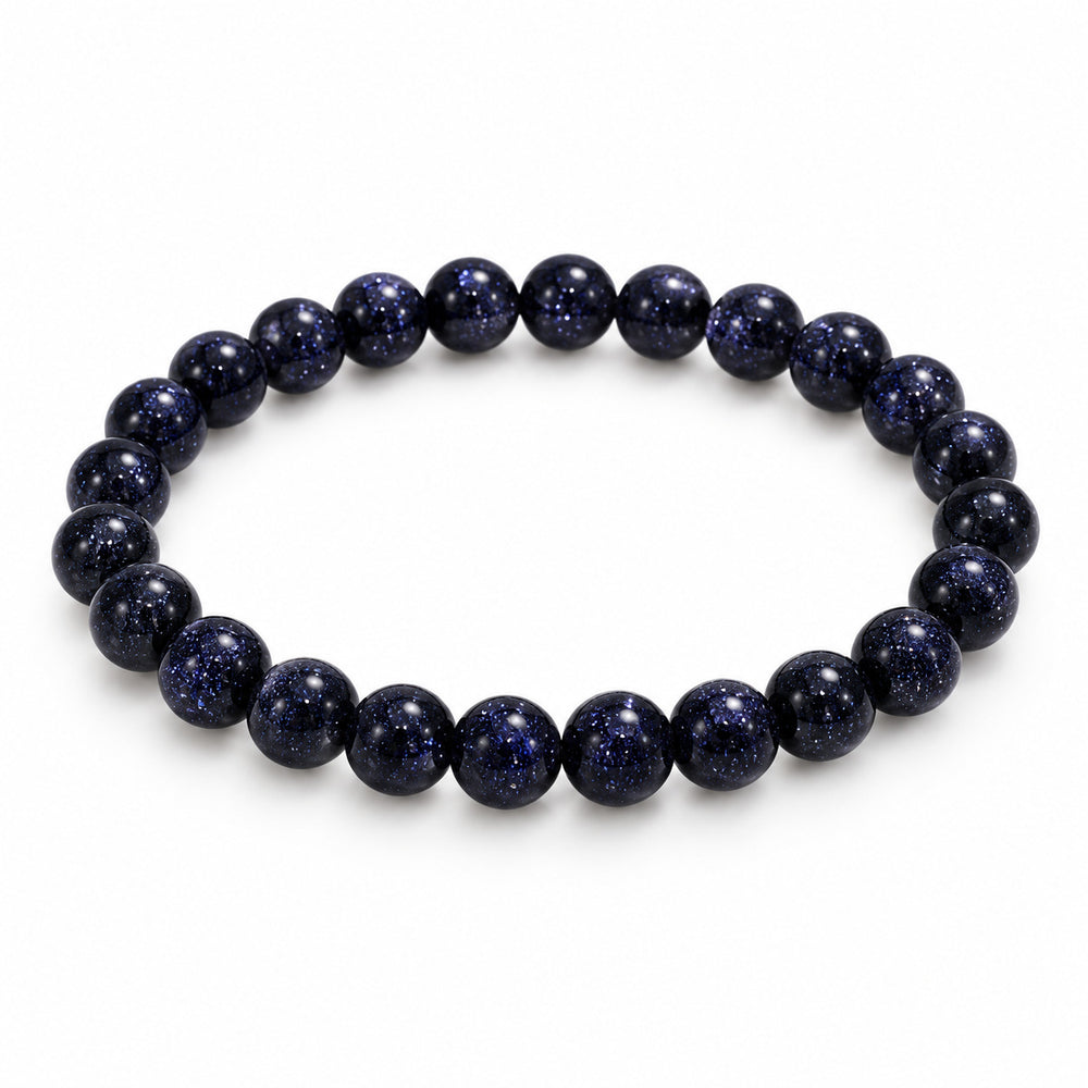 Blue Sandstone Bead Bracelet — tabletop hero