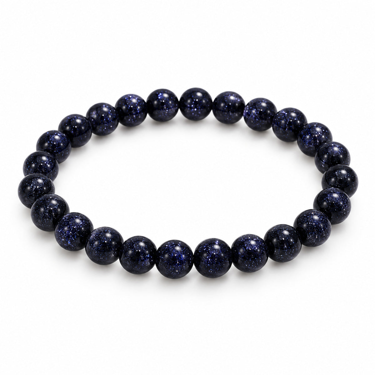 Blue Sandstone Bead Bracelet — tabletop hero
