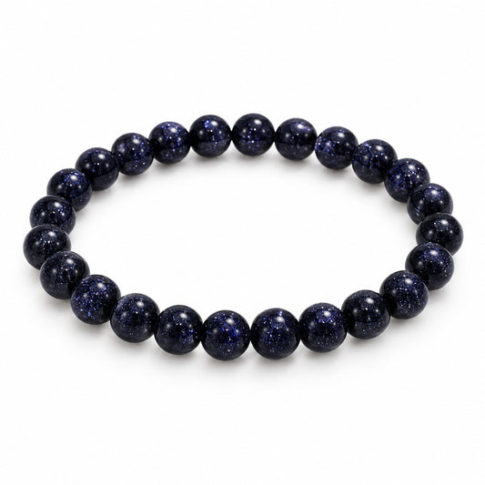 Blue Sandstone Bead Bracelet — tabletop hero