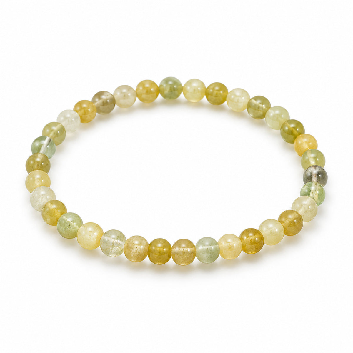 Heliodor Beryl Bead Bracelet — tabletop hero