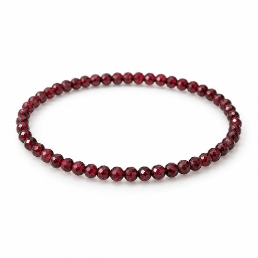 Garnet Fine Bead Bracelet — tabletop hero