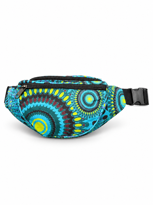 Blue Mandala Waist Bag