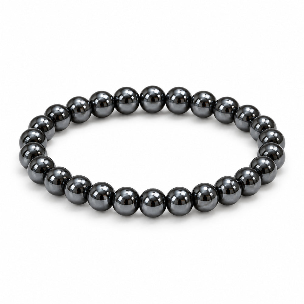 Hematite Bead Bracelet — tabletop hero