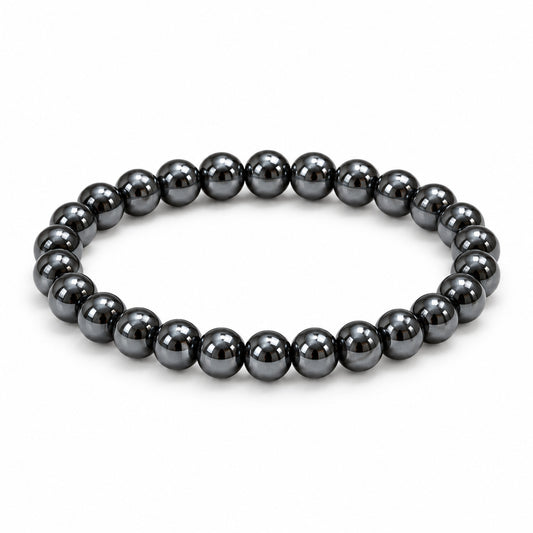 Hematite Bead Bracelet — tabletop hero