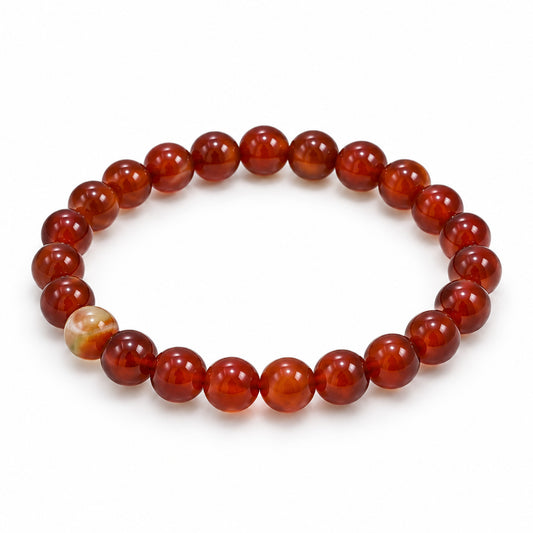 Carnelian Bead Bracelet — tabletop hero
