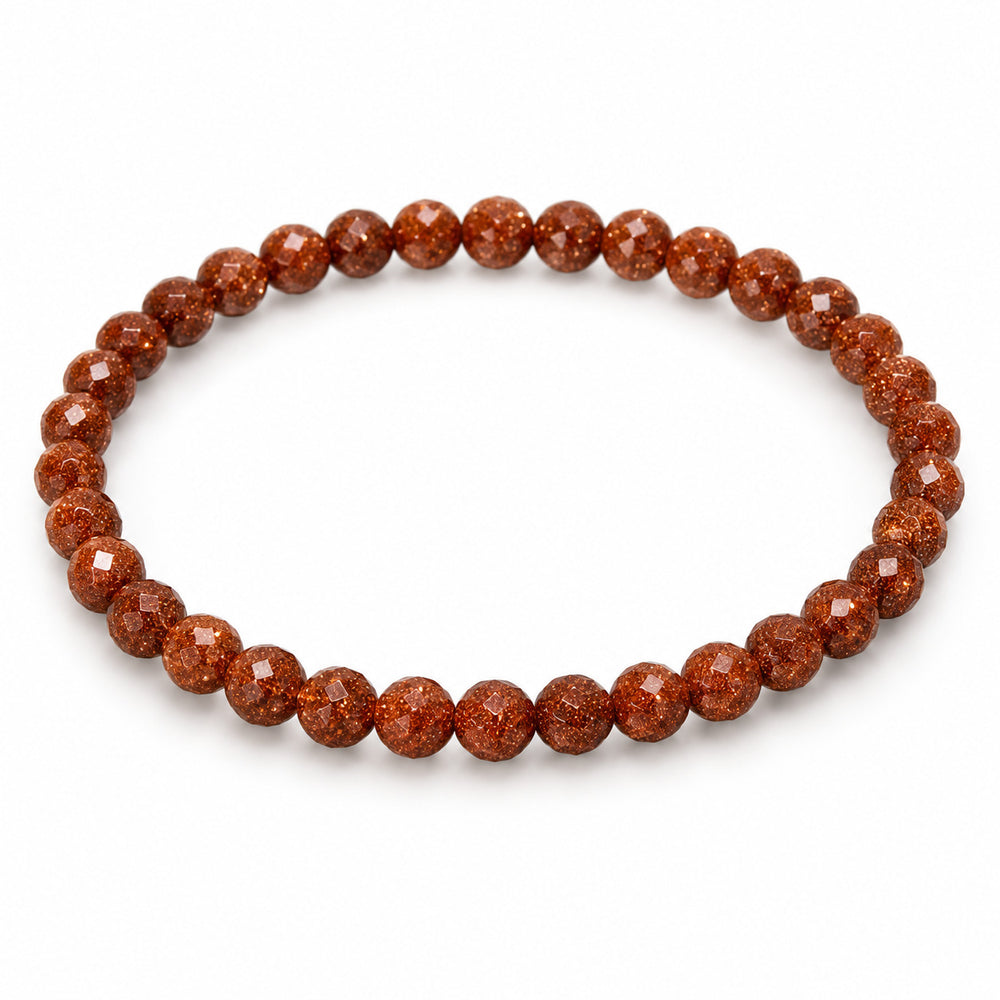 Red Goldstone Bead Bracelet — tabletop hero