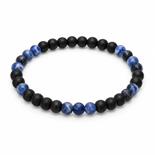 Sodalite Bead Bracelet - Dark — tabletop hero