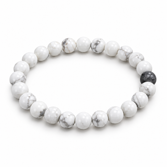 Magnesite Bead Bracelet — tabletop hero