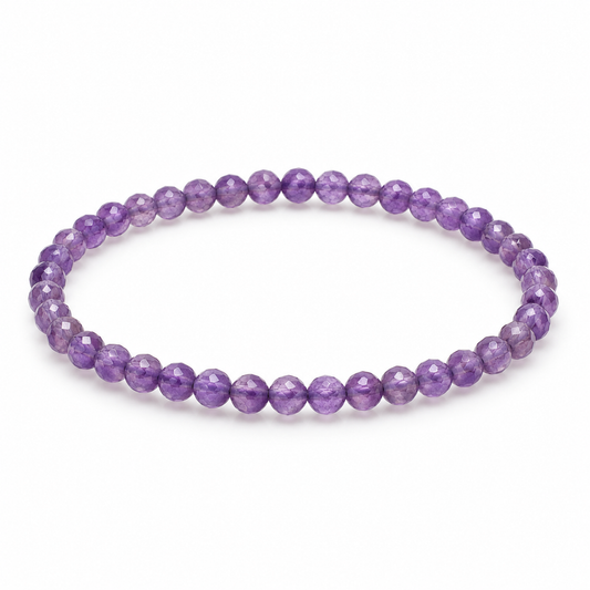 Amethyst Fine Bead Bracelet - Medium — tabletop hero