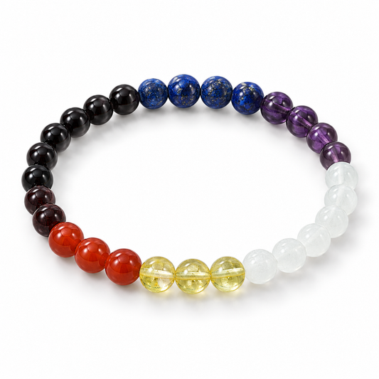 Seven Chakra Bead Bracelet — tabletop hero