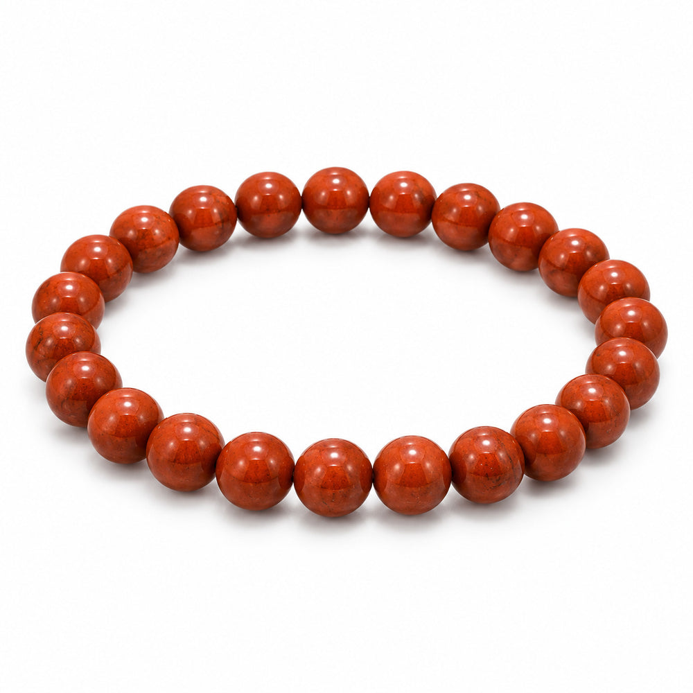 Red Jasper Bead Bracelet — tabletop hero