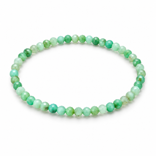 Chrysoprase Fine Bead Bracelet — tabletop hero
