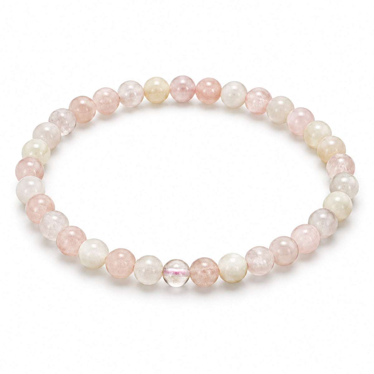 Morganite Bead Bracelet — tabletop hero
