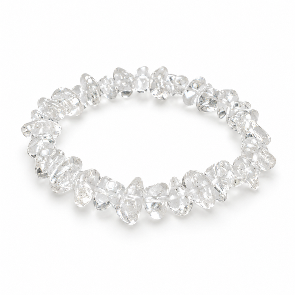 Crystal Quartz Chip Bracelet — tabletop hero