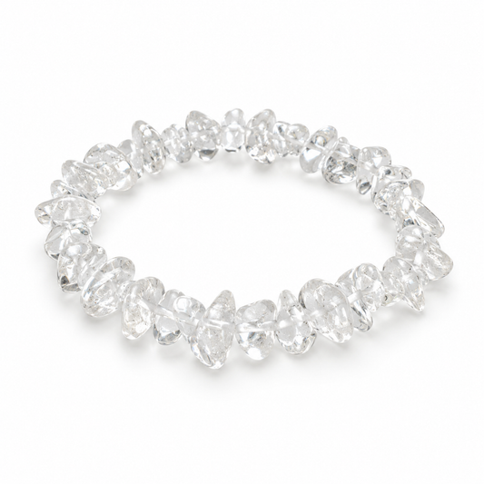 Crystal Quartz Chip Bracelet — tabletop hero