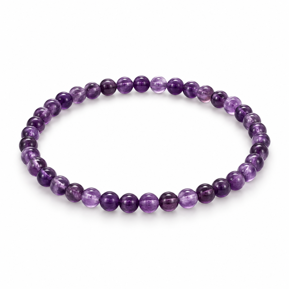 Amethyst Fine Bead Bracelet - Dark — tabletop hero