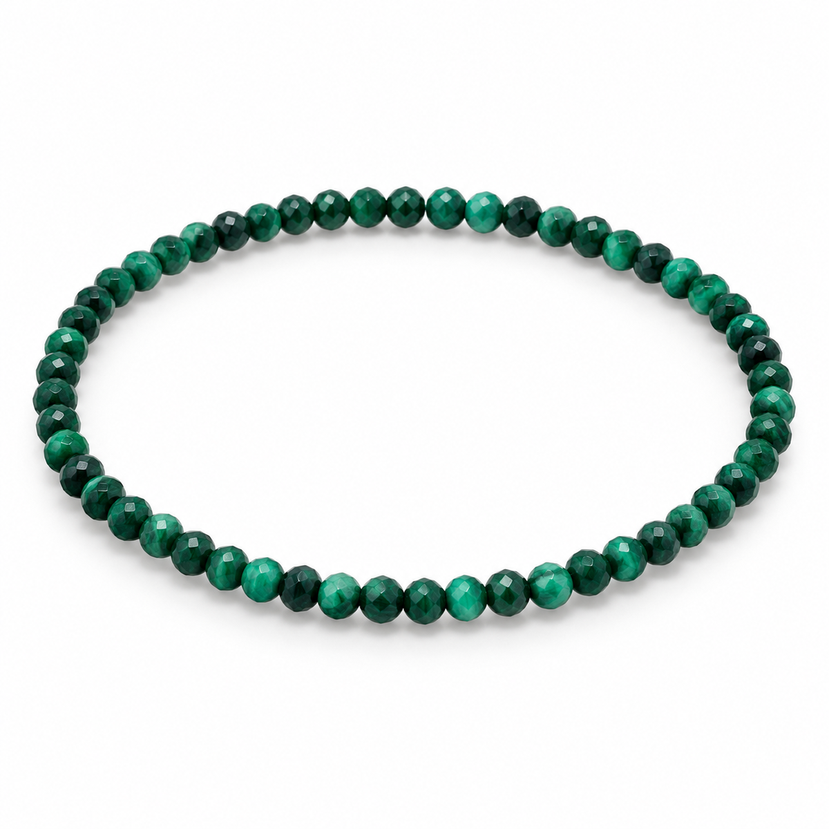 Malachite Fine Bead Bracelet — tabletop hero