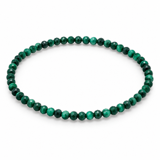 Malachite Fine Bead Bracelet — tabletop hero