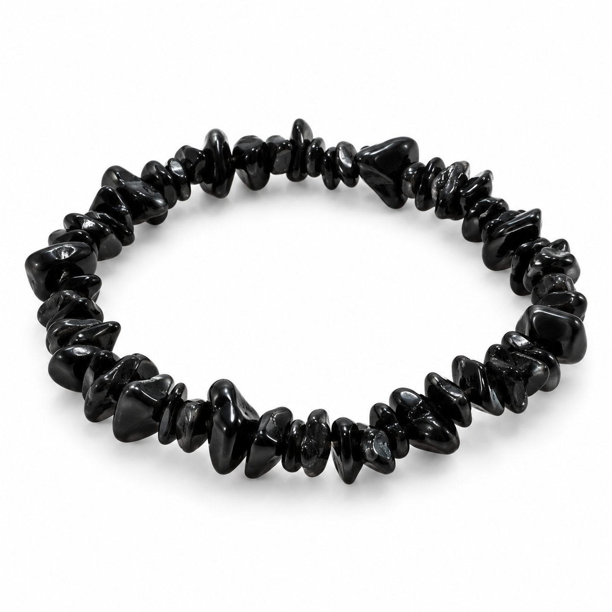 Black Obsidian Chip Bracelet — tabletop hero