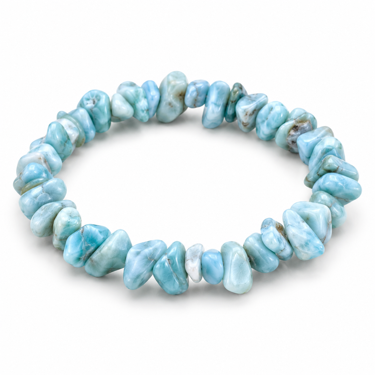 Larimar Chip Bracelet — tabletop hero
