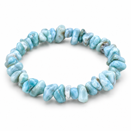 Larimar Chip Bracelet — tabletop hero