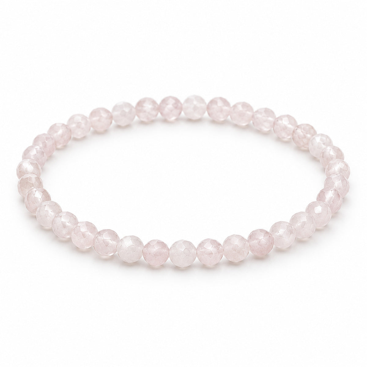Rose Quartz Bead Bracelet — tabletop hero