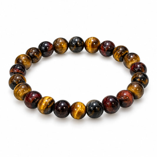 Tiger Eye Large Bead Bracelet — tabletop hero