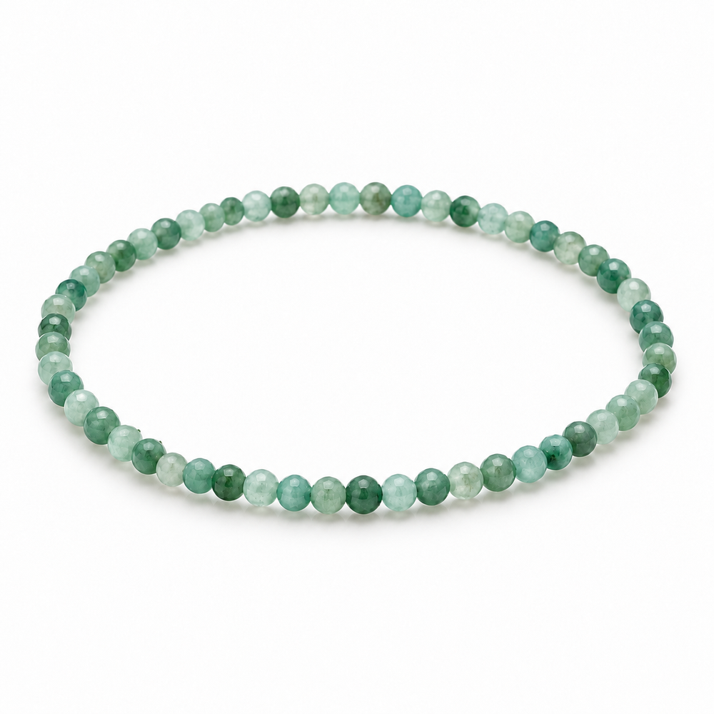 Emerald Fine Bead Bracelet — tabletop hero