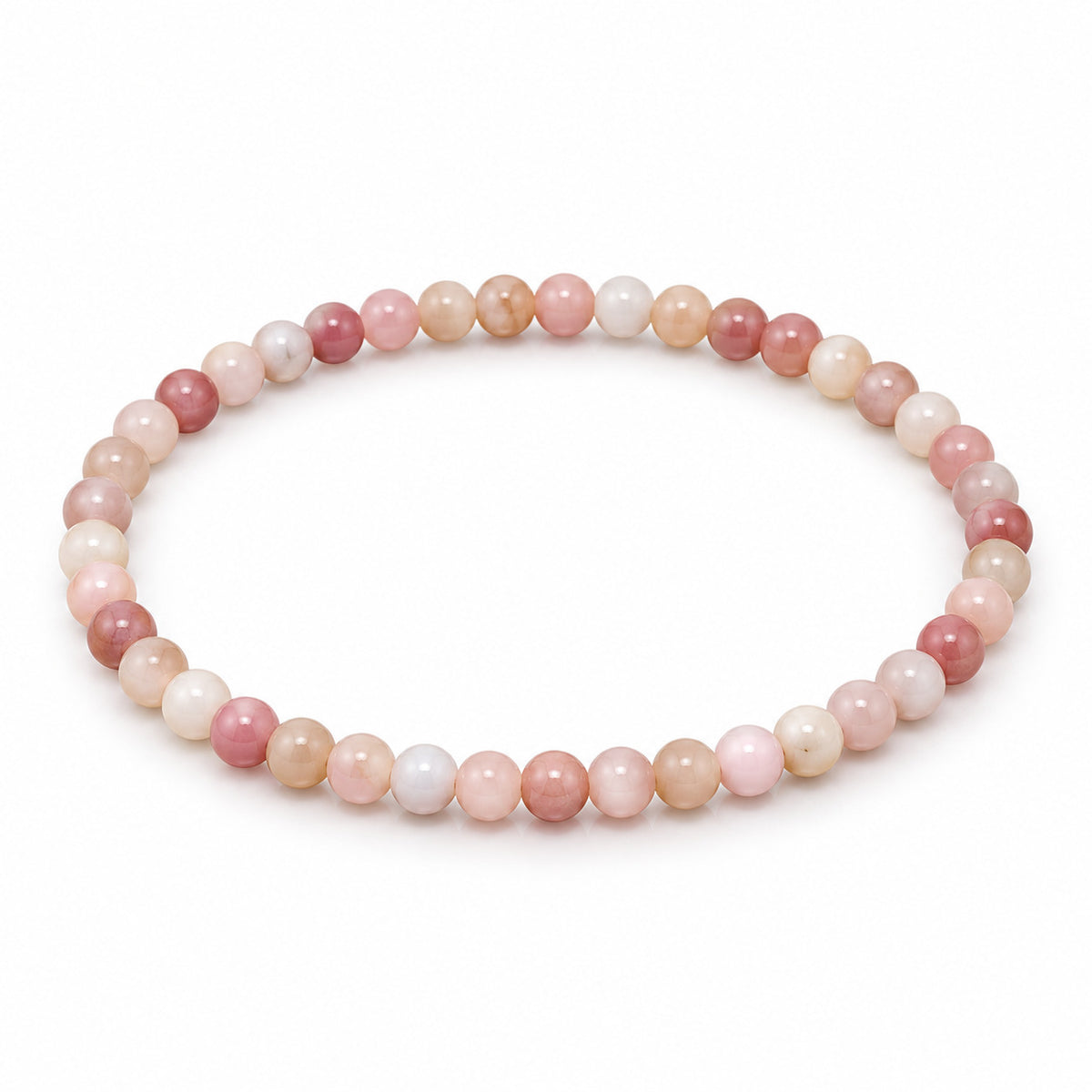 Pink Opal Bead Bracelet — tabletop hero