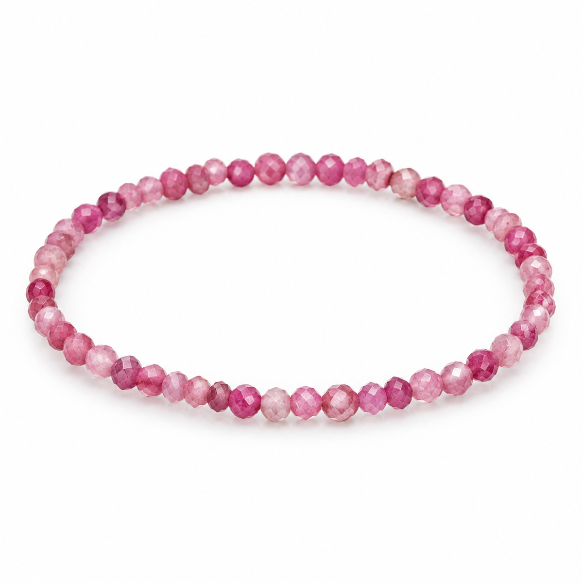Rubellite Fine Bead Bracelet — tabletop hero