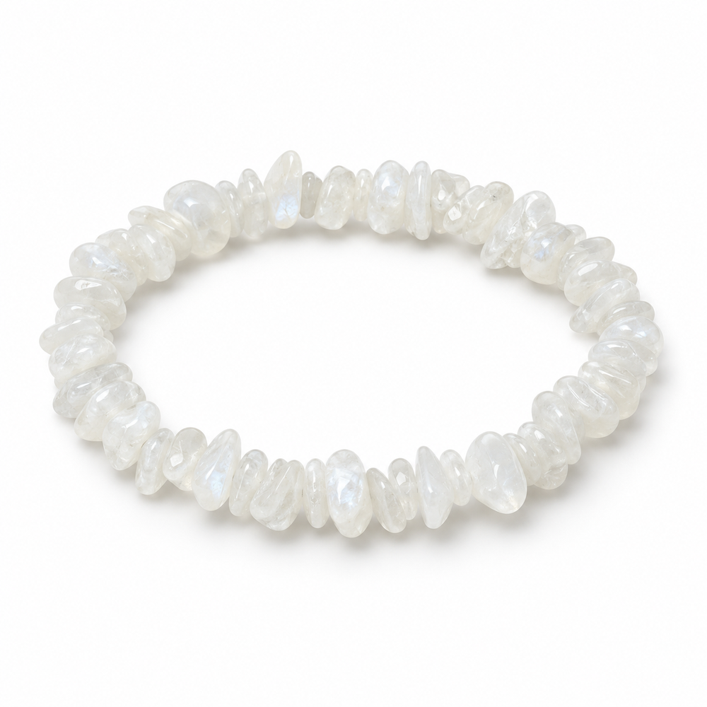 Moonstone Chip Bracelet — tabletop hero