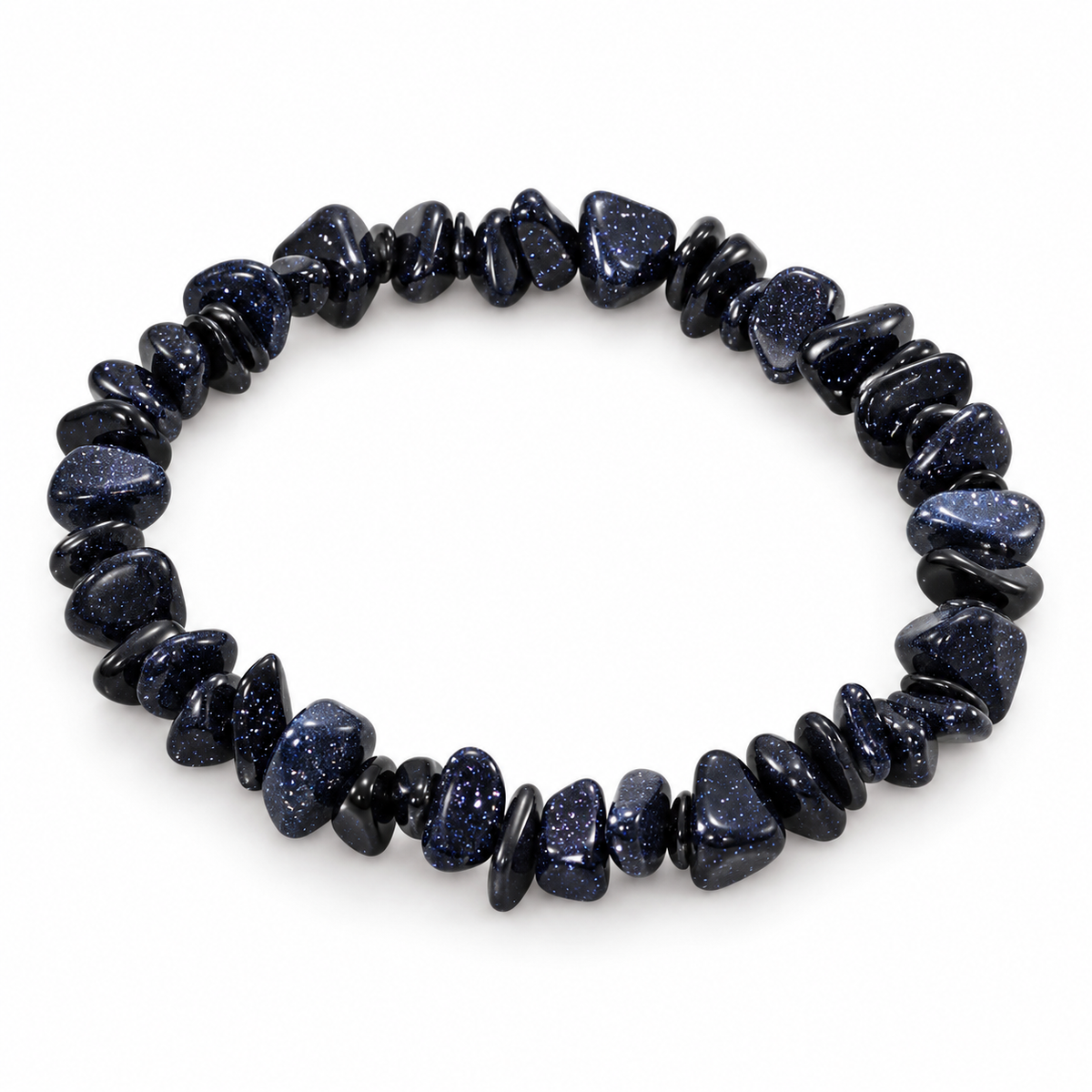 Blue Sandstone Chip Bracelet — tabletop hero