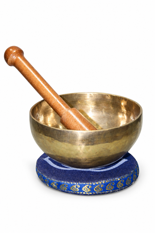 Brass Singing Bowl - 02-angle