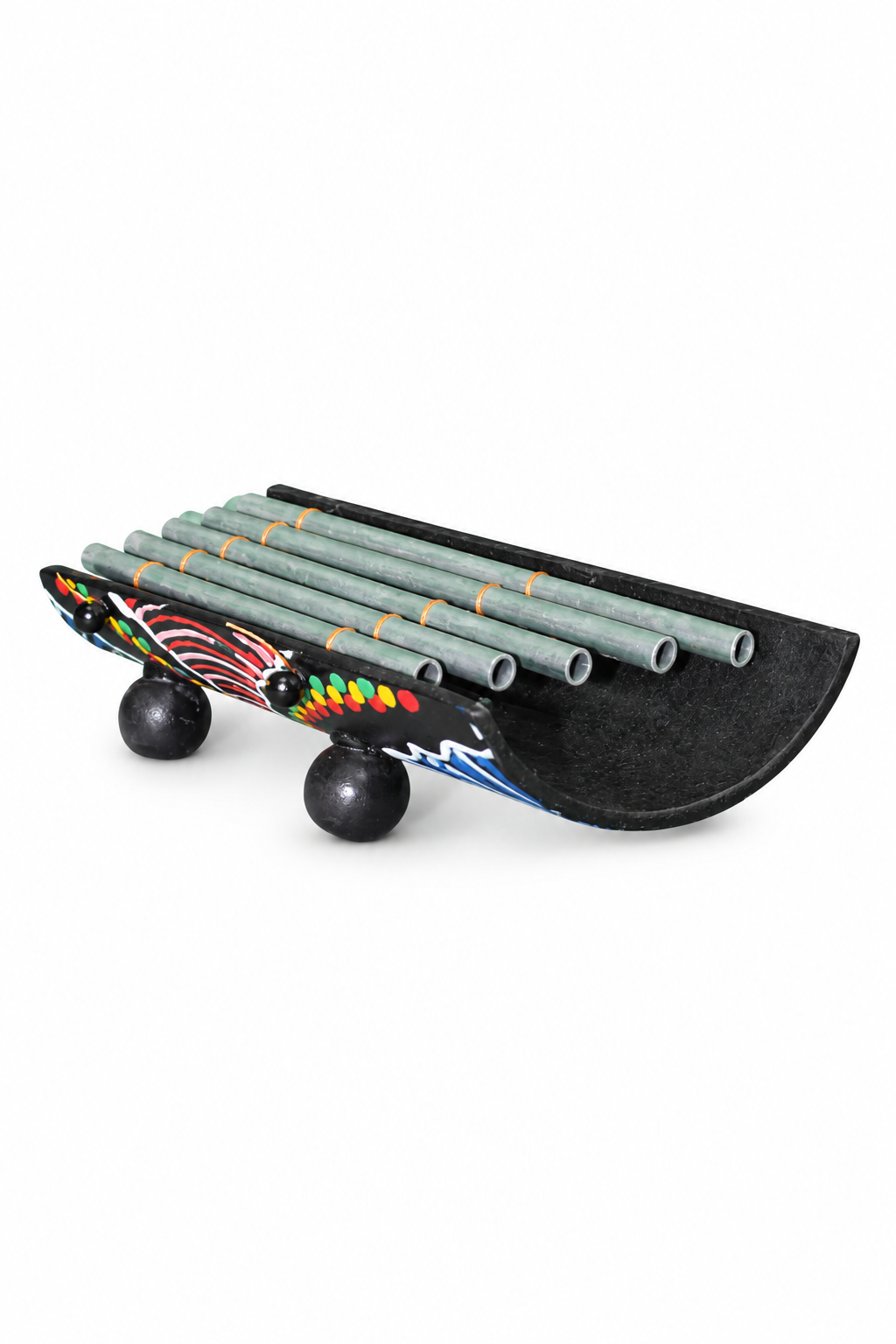 Painted Metal Xylophone - 02-angle