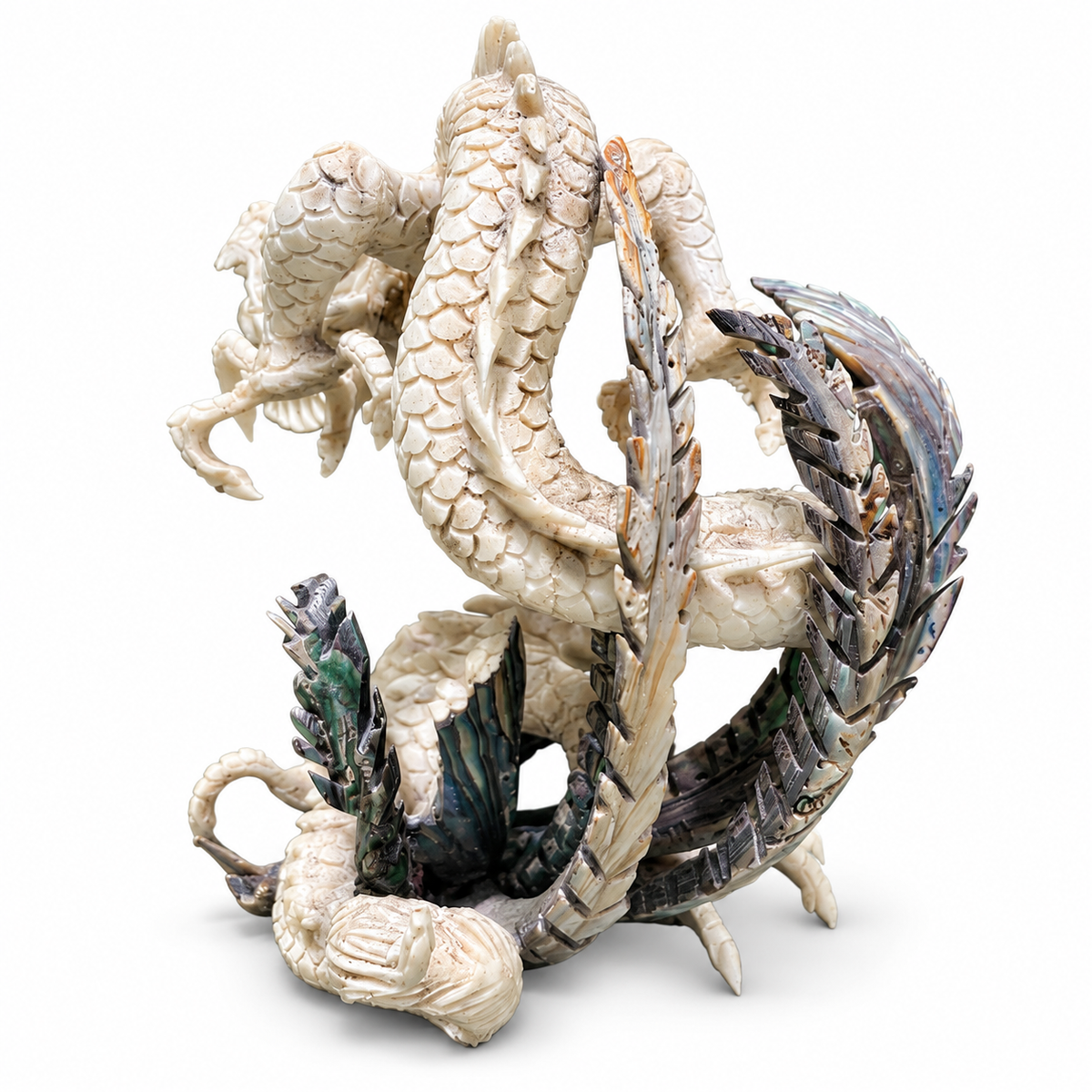 Carved Dragon Sculpture - verified corrected view 2