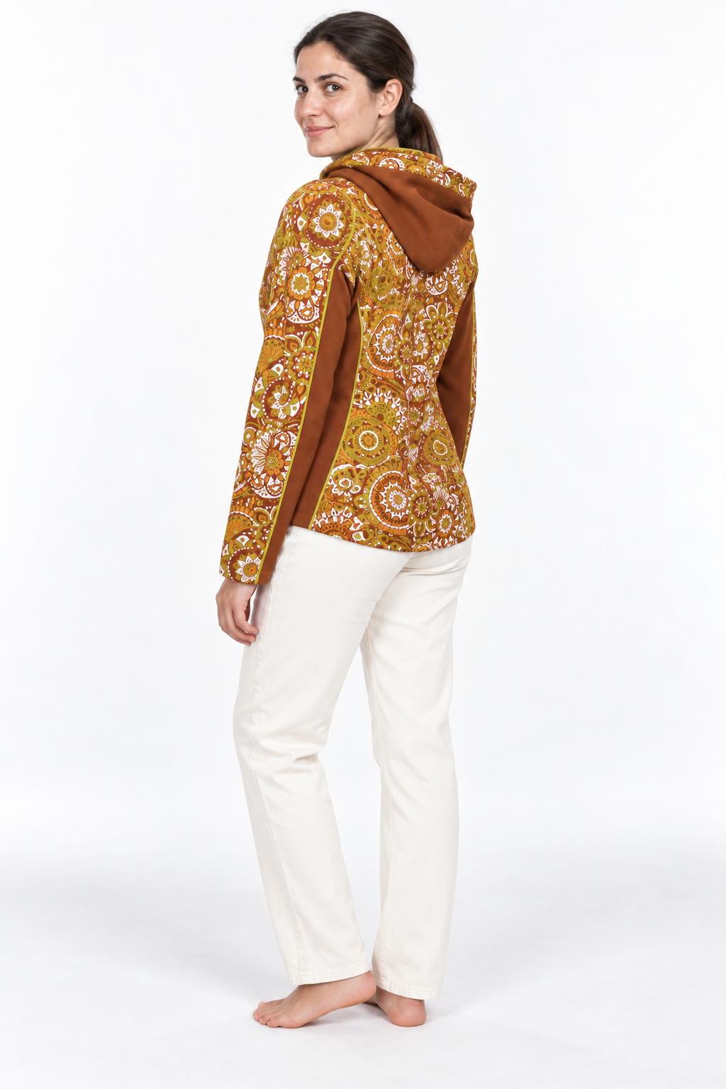 Jacket - Brown Paisley Pattern