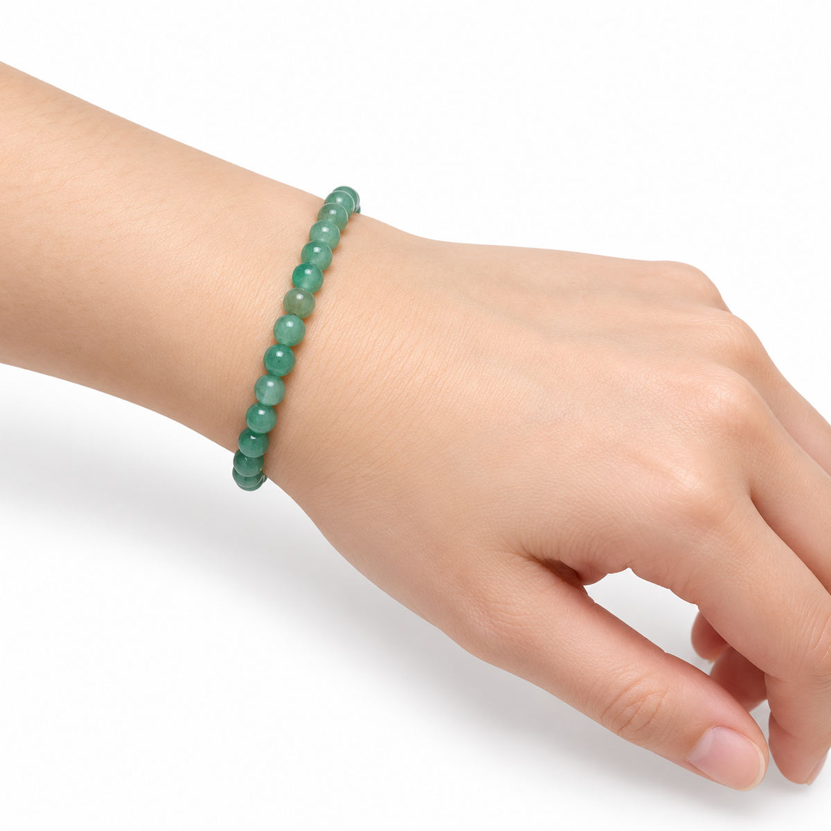 Green Aventurine Fine Bead Bracelet