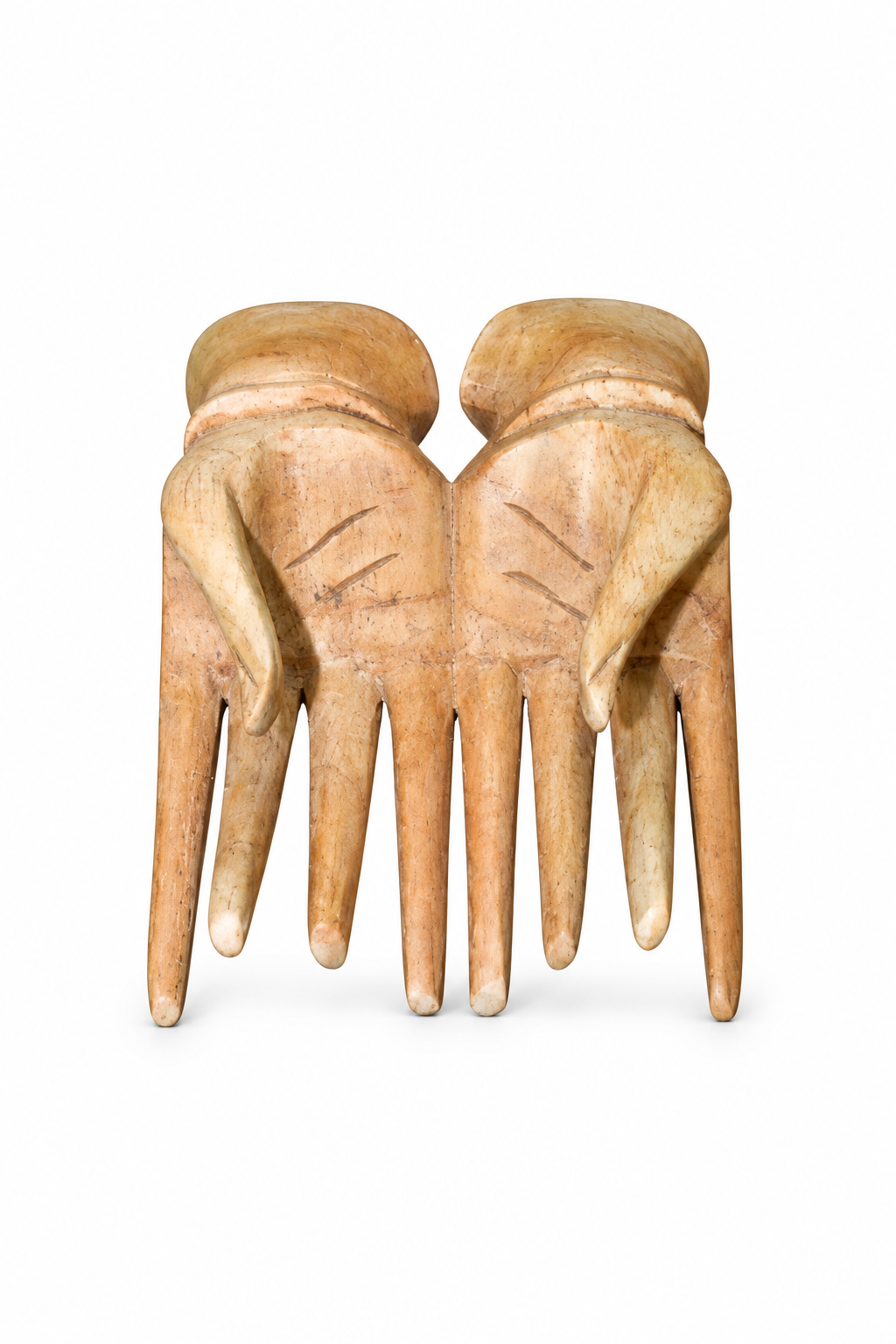 Carved Wooden Hands - corrected view 4