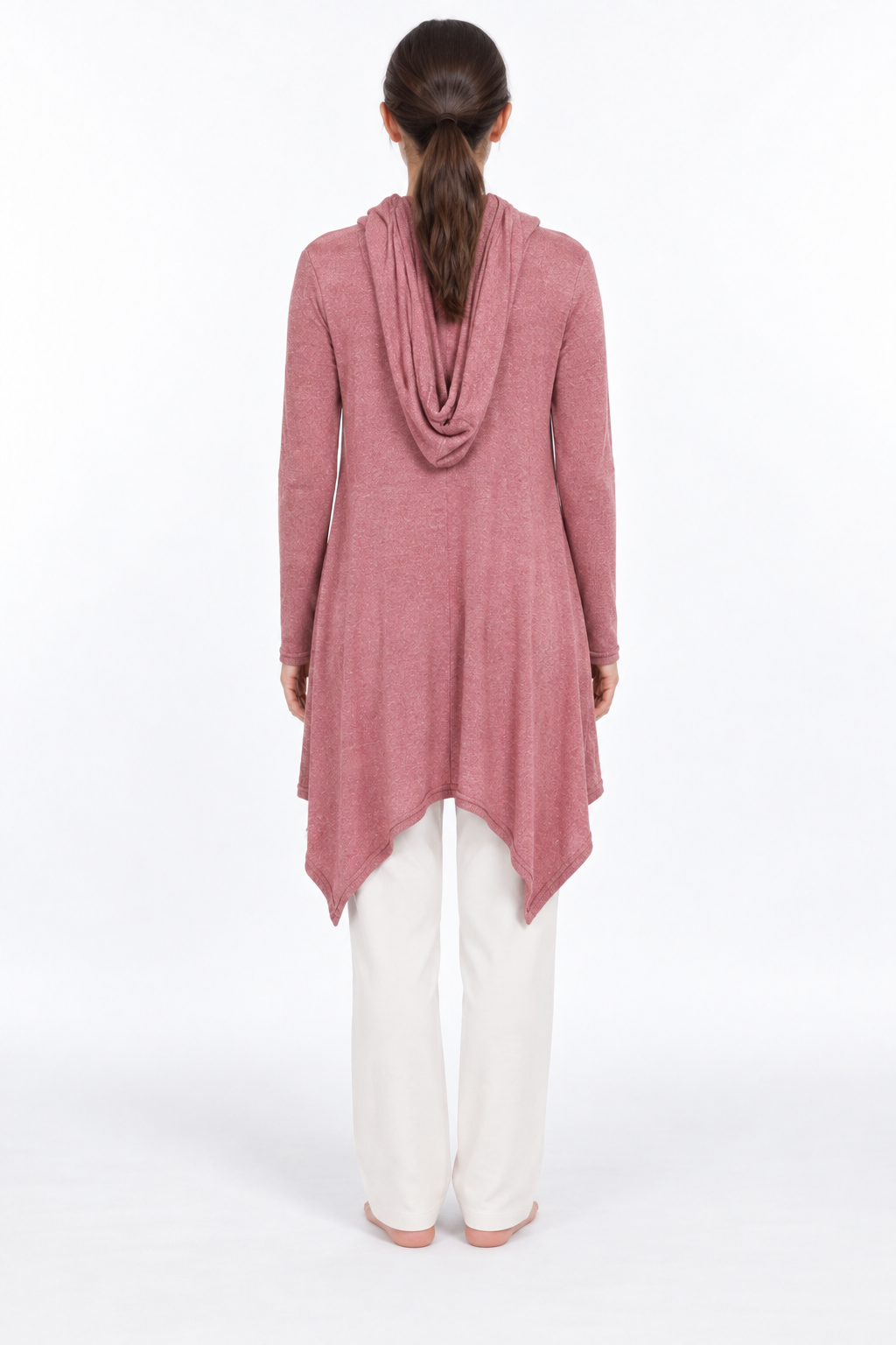 Jacket - Dusty Rose Long Cardigan