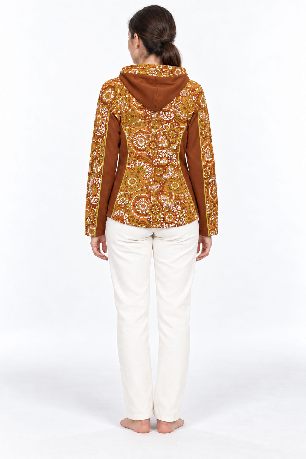 Jacket - Brown Paisley Pattern