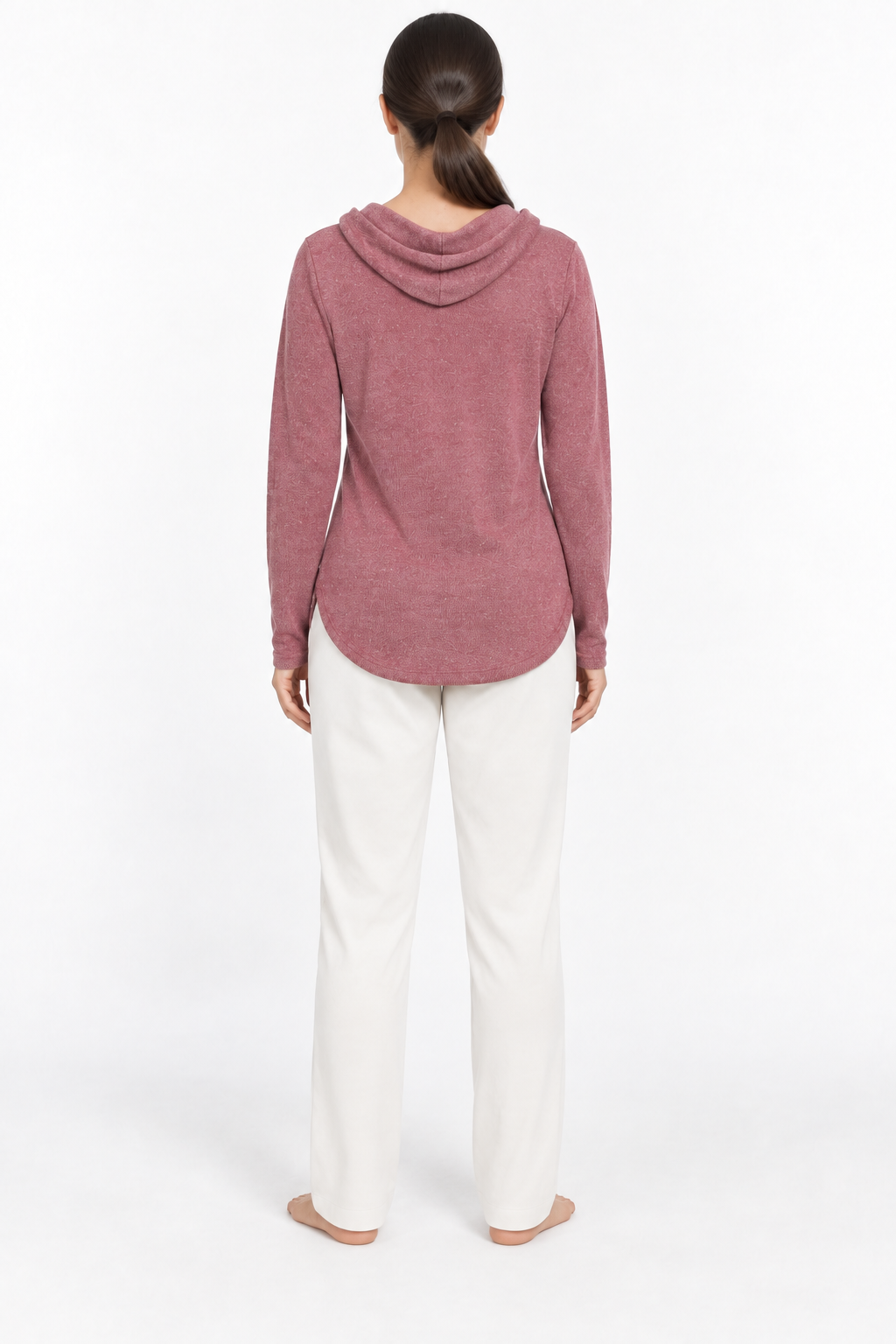 Jacket - Dusty Rose Asymmetric Wrap
