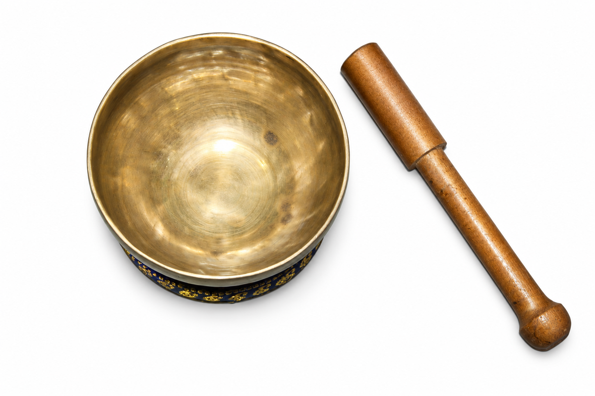 Brass Singing Bowl - 05-detail
