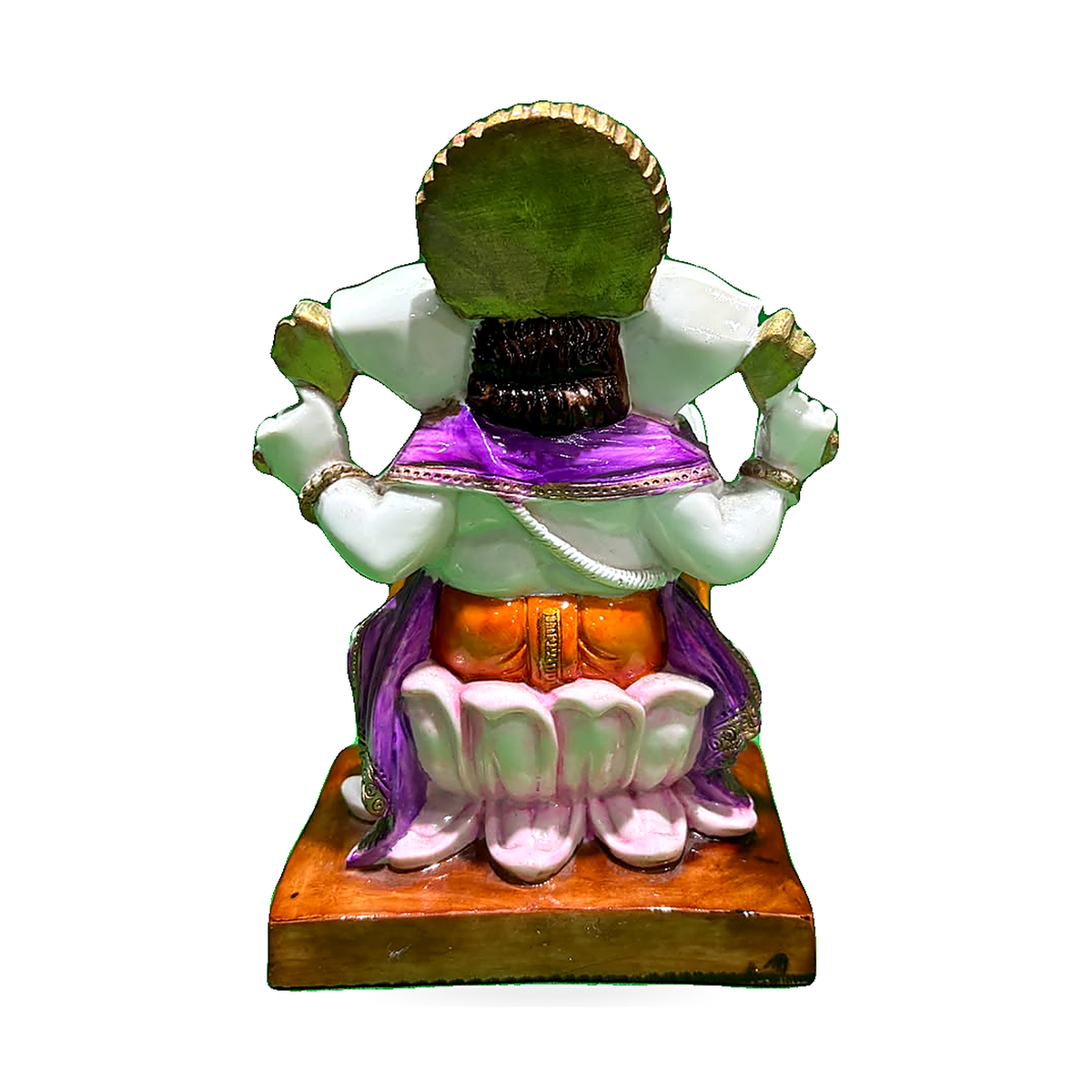 27 Hand-Painted Ganesha Statue - enlarged product view