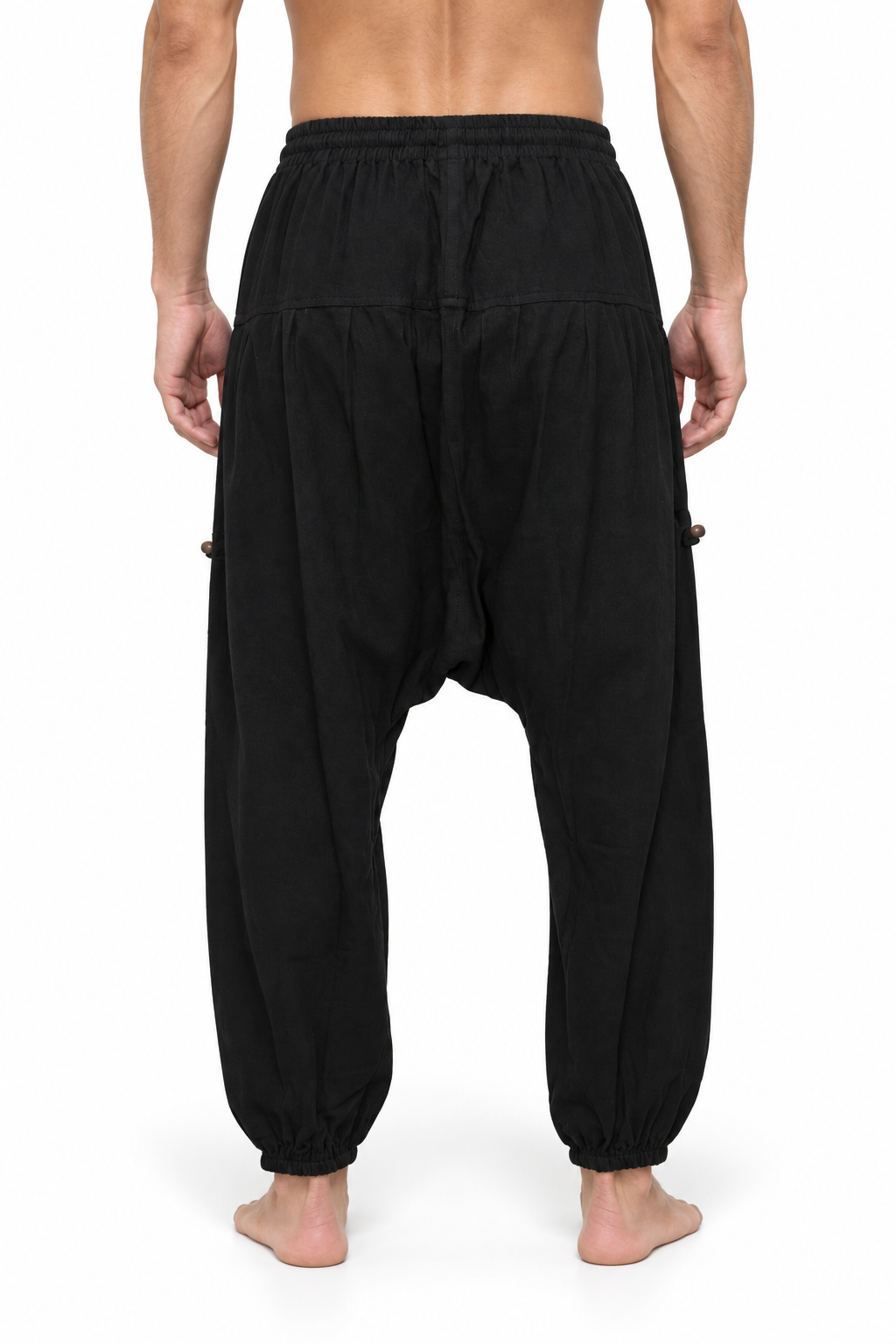 Black Plain Harem Pants – view 4